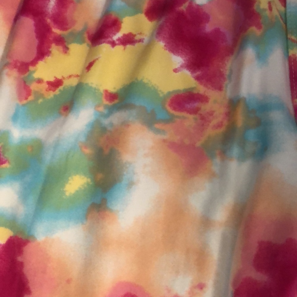 NWT Tie dye flower 🌺 🌸 Just Cozy Leggings - Picture 3 of 5